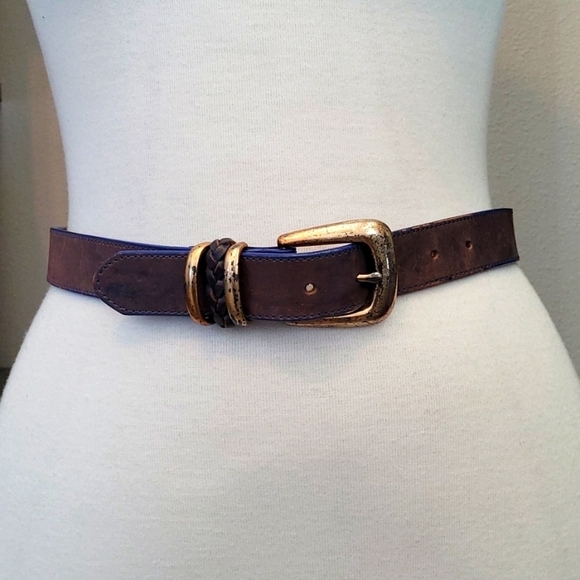 Vintage Brighton Brown Leather Belt main image 5